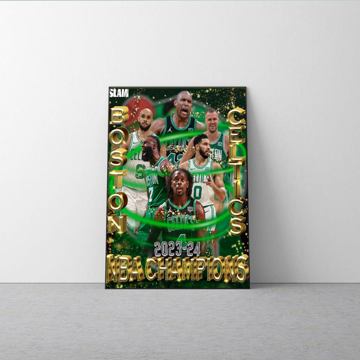 Boston Celtics 2023-24 NBA Champions Poster – Celebrate the Victory canvas