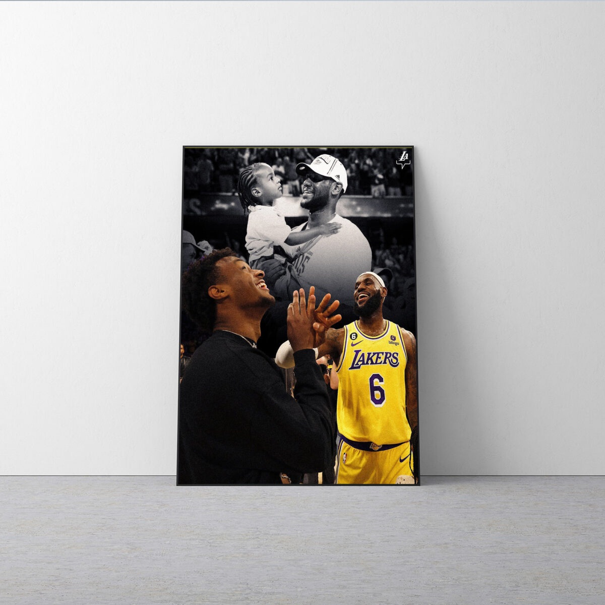 Bronny James Joins Lakers Nation Poster | Welcome to LA Canvas