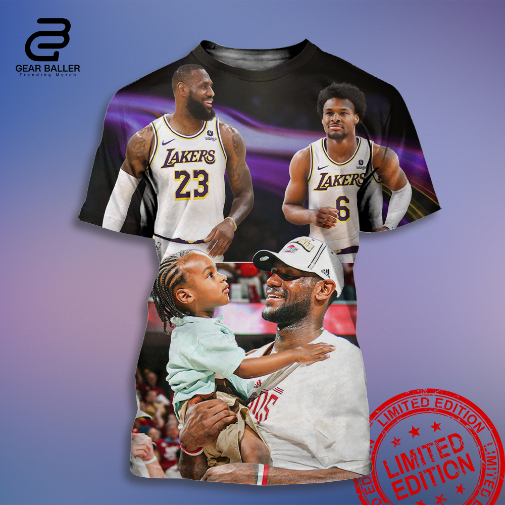 Welcome Bronny to the Lakers T-shirt | Debuts with his Farther – Lebron James Sweatshirt | Welcome to LA Hoodie