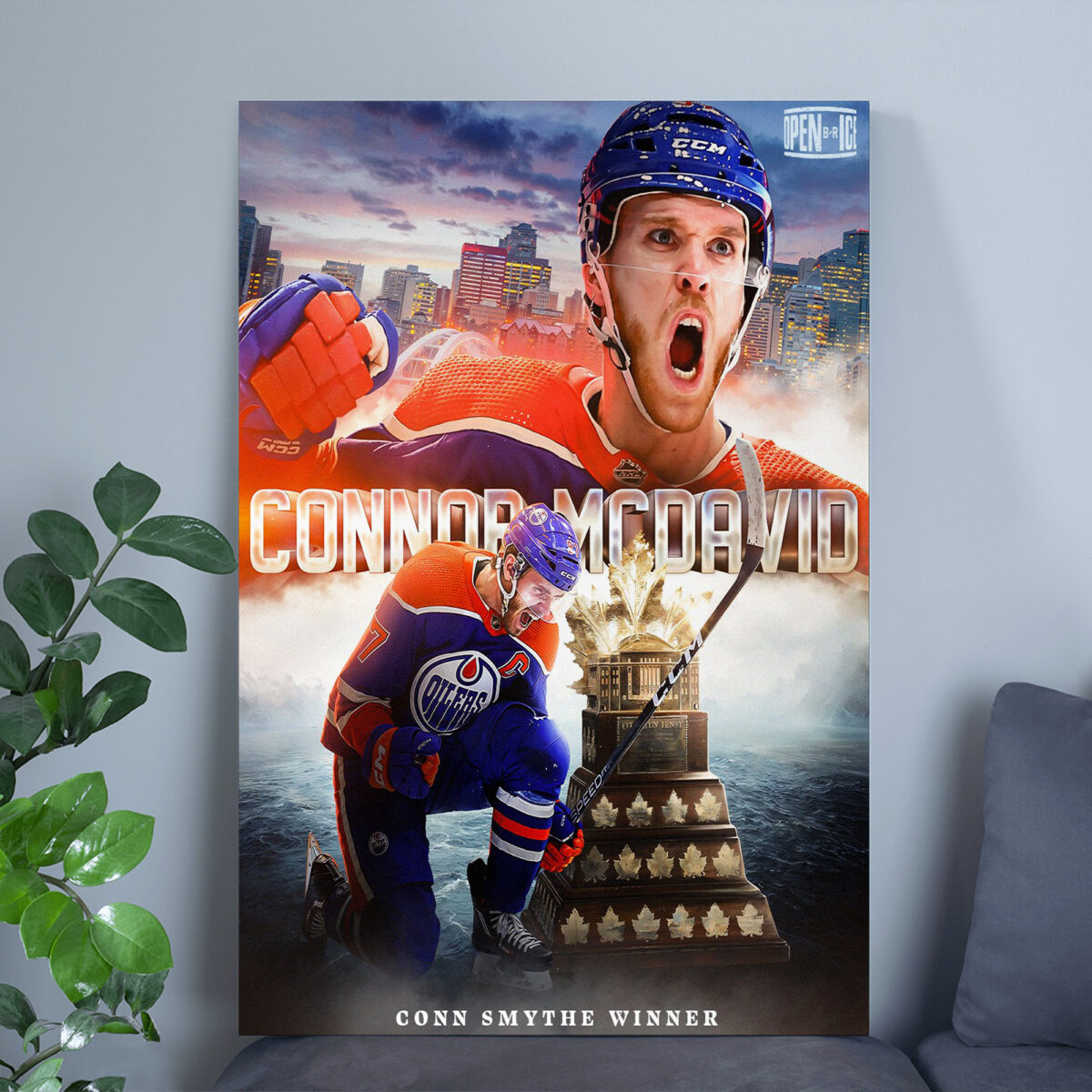 Connor McDavid has won the Conn Smythe Trophy Poster - Connor McDavid's GENERATIONAL playoff Canvas