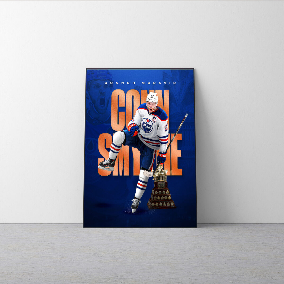 Connor McDavid is the 2024 Conn Smythe Trophy winner Poster - Connor McDavid's GENERATIONAL playoff Canvas