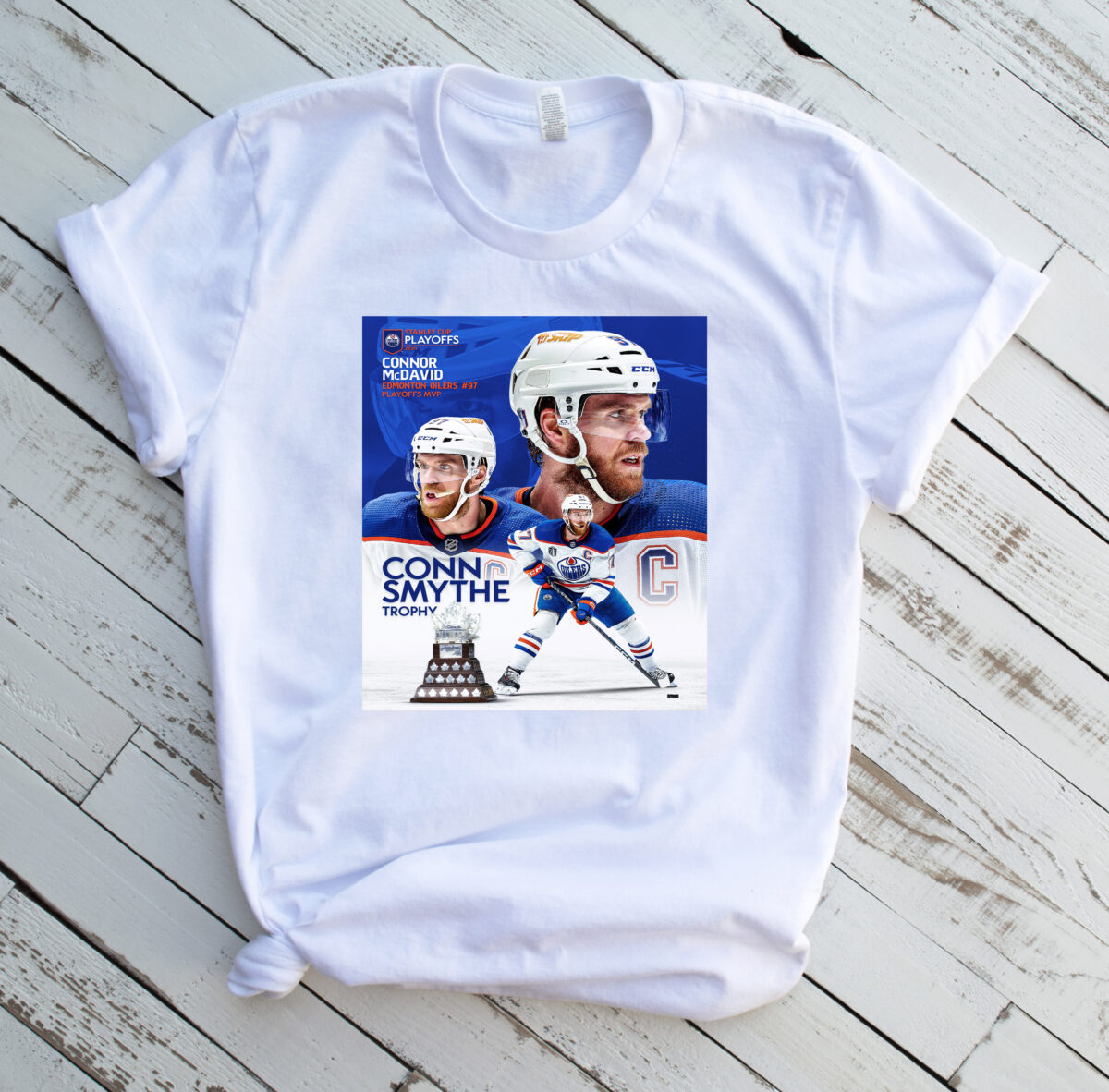 Connor McDavid MVP T-shirt | 2024 Conn Smythe Trophy Stanley Cup Champion Sweatshirt | Celebrate NHL MVP Hoodie