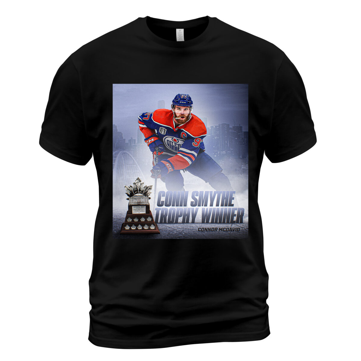 Connor McDavid 2024 Conn Smythe Trophy Winner T-shirt | Stanley Cup MVP Sweatshirt | Celebrate NHL MVP Hoodie