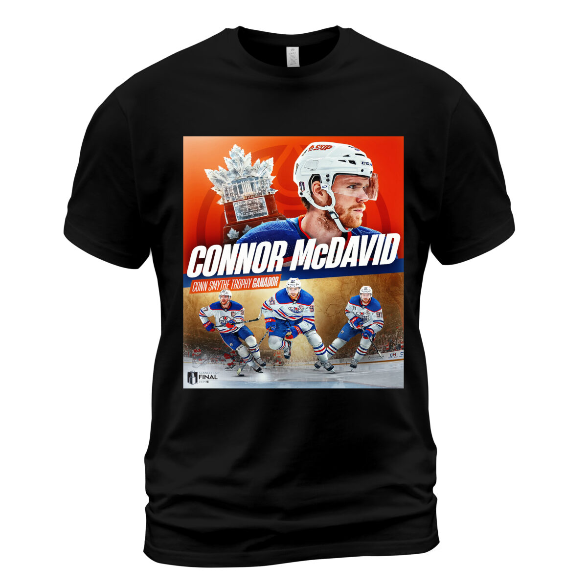 Connor McDavid Champions Stanley Cup 2024 T-shirt | Stanley Cup MVP Sweatshirt | Celebrate Conn Smythe Trophy Winner Hoodie