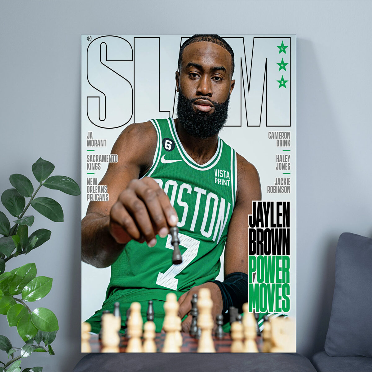 Jaylen Brown Poster - Boston Celtics Star Canvas