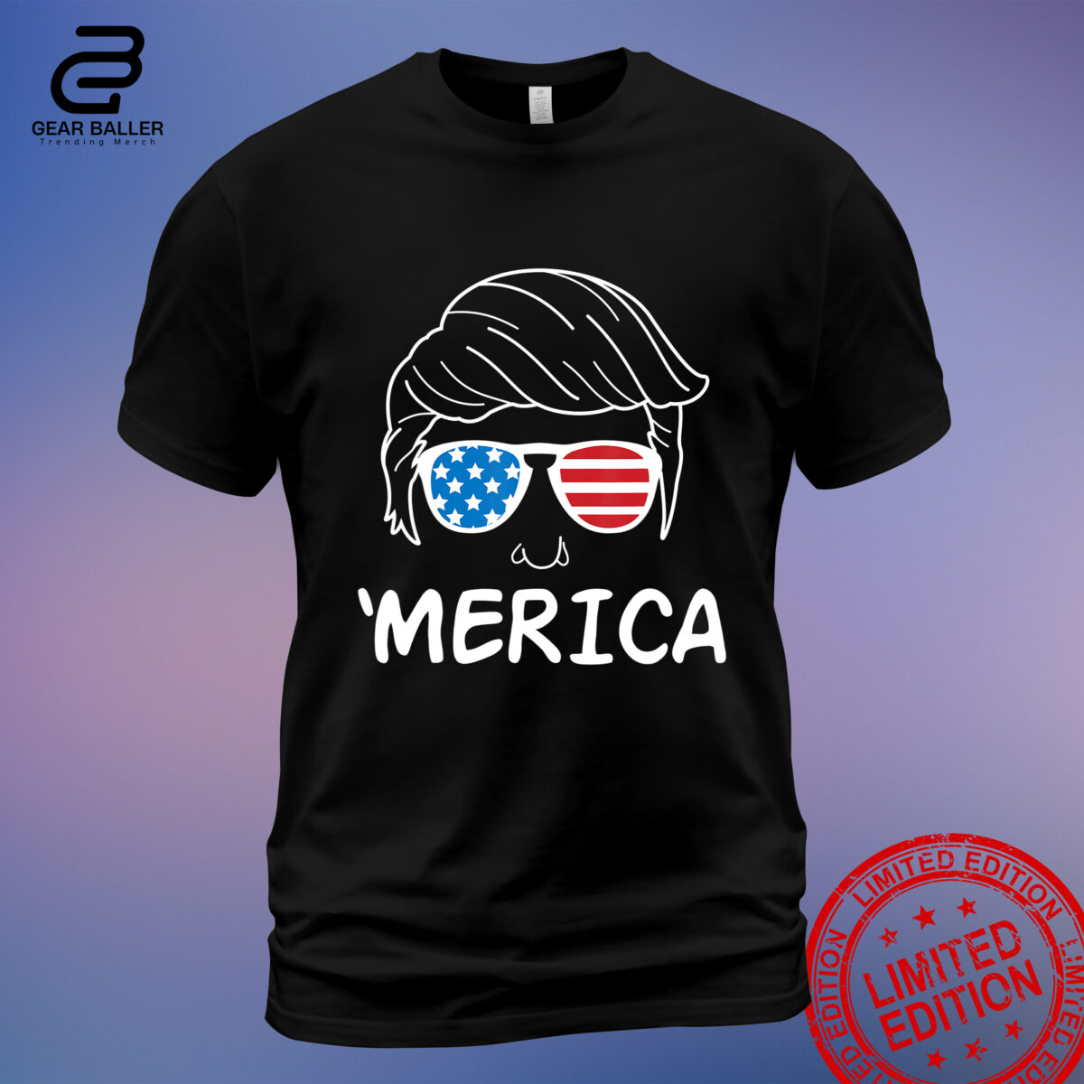 Donald Trump ‘Merica Fourth of July T-Shirt | Patriotic Celebration Sweatshirt | Donald Trump Edition Hoodie