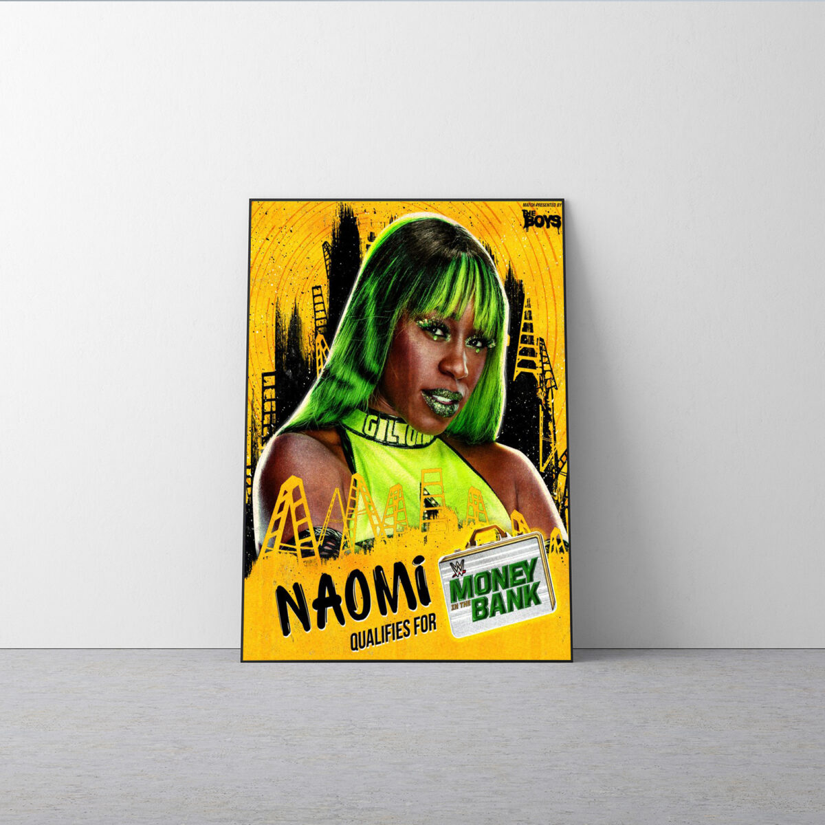 Naomi’s SmackDown Victory Poster | Celebrate Her Big Win Canvas