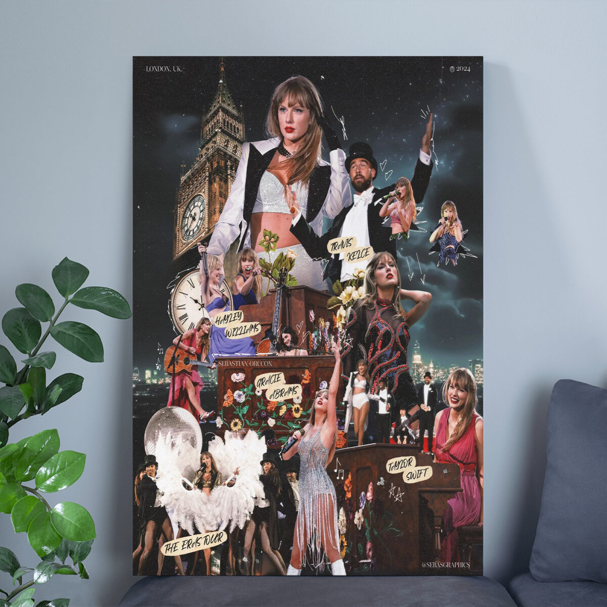 Taylor Swift Poster - Exclusive Designs Celebrating Music and Style Canvas