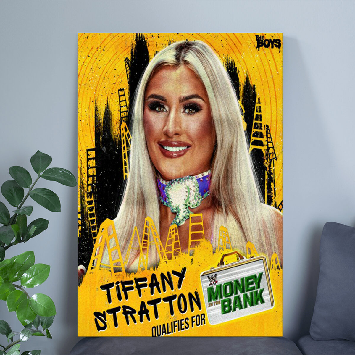 Tiffany Stratton’s Road to Money in the Bank Poster | SmackDown Victory Canvas