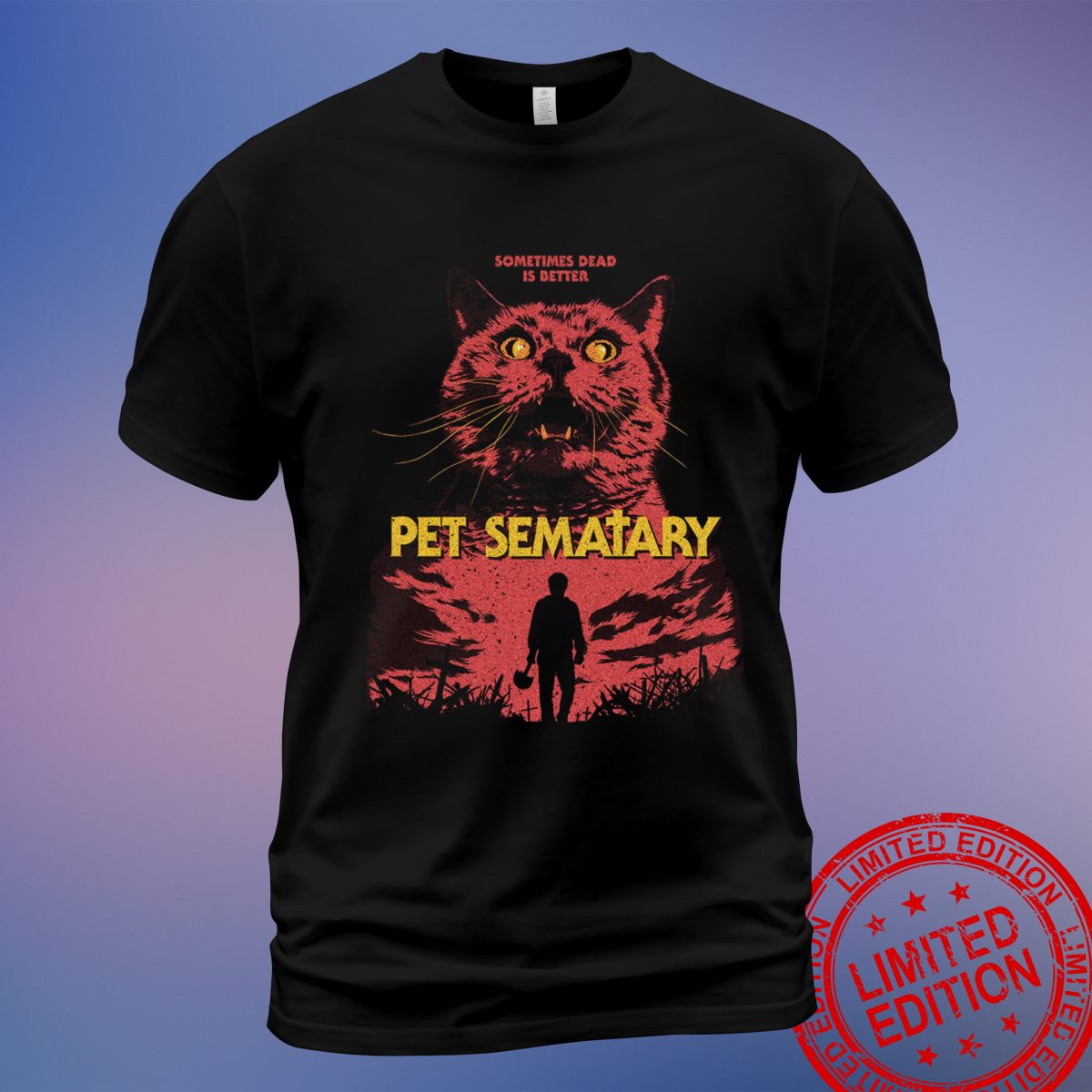 Stylish 80s Pet Sematary T-Shirt | Embrace Classic Horror Fashion | Sweatshirt, Hoodie