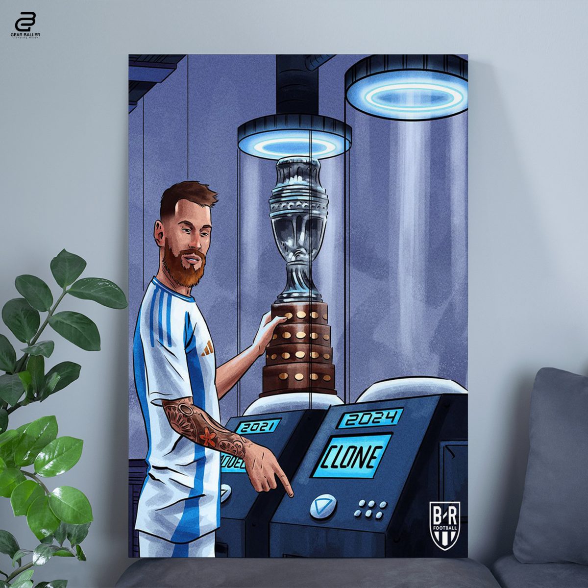 Celebrate Argentina Road to the Copa América Final with Our Exclusive Poster Canvas