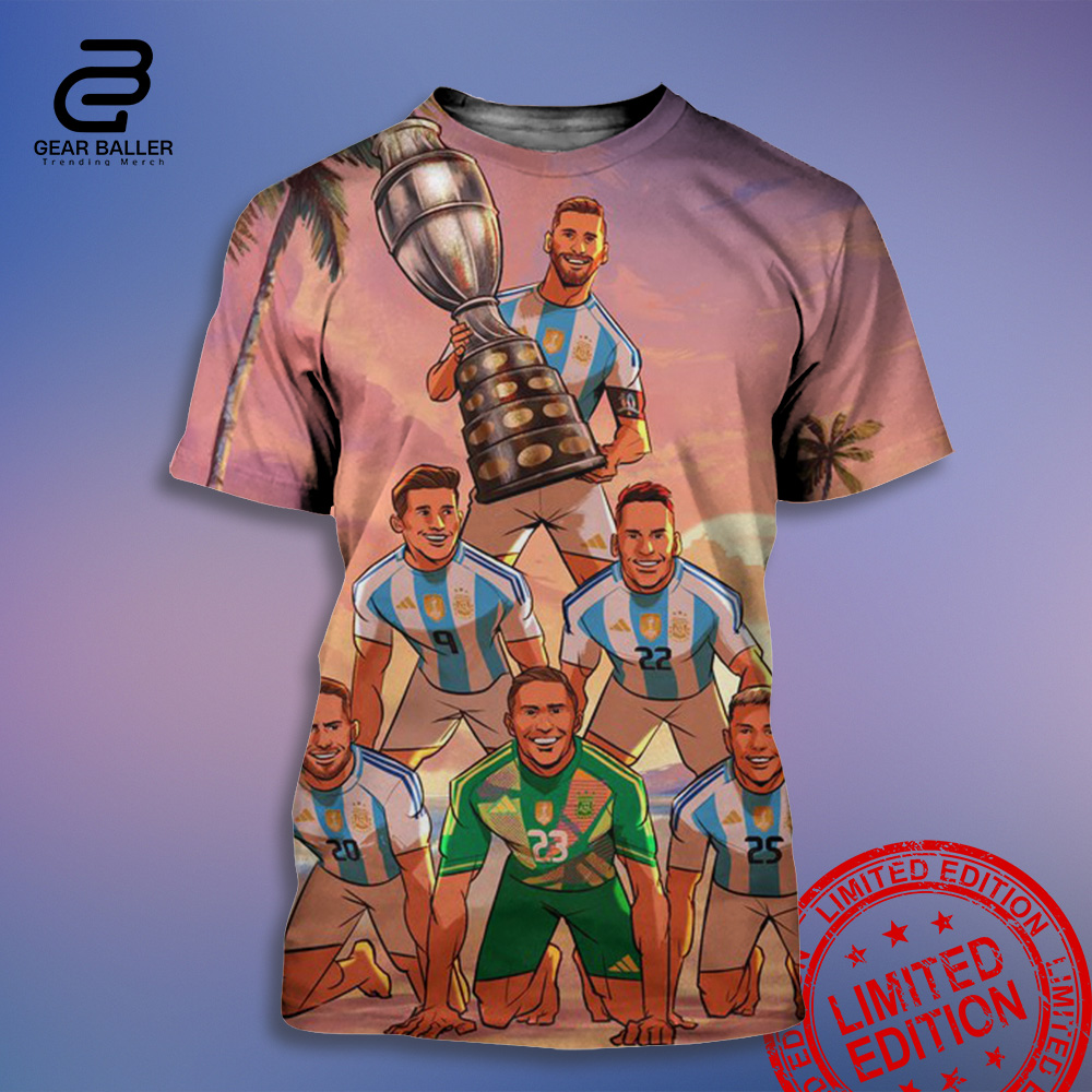 Celebrate Argentina Copa América Triumph with the Champions Again T-Shirt, Sweatshirt, Hoodie