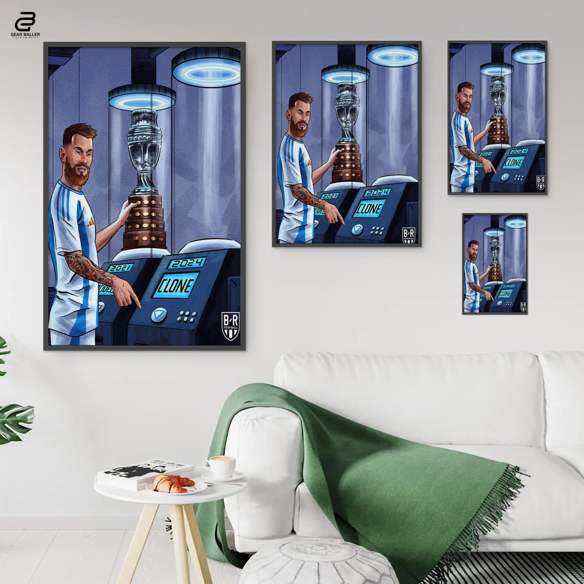 Celebrate Argentina Road to the Copa América Final with Our Exclusive Poster Canvas