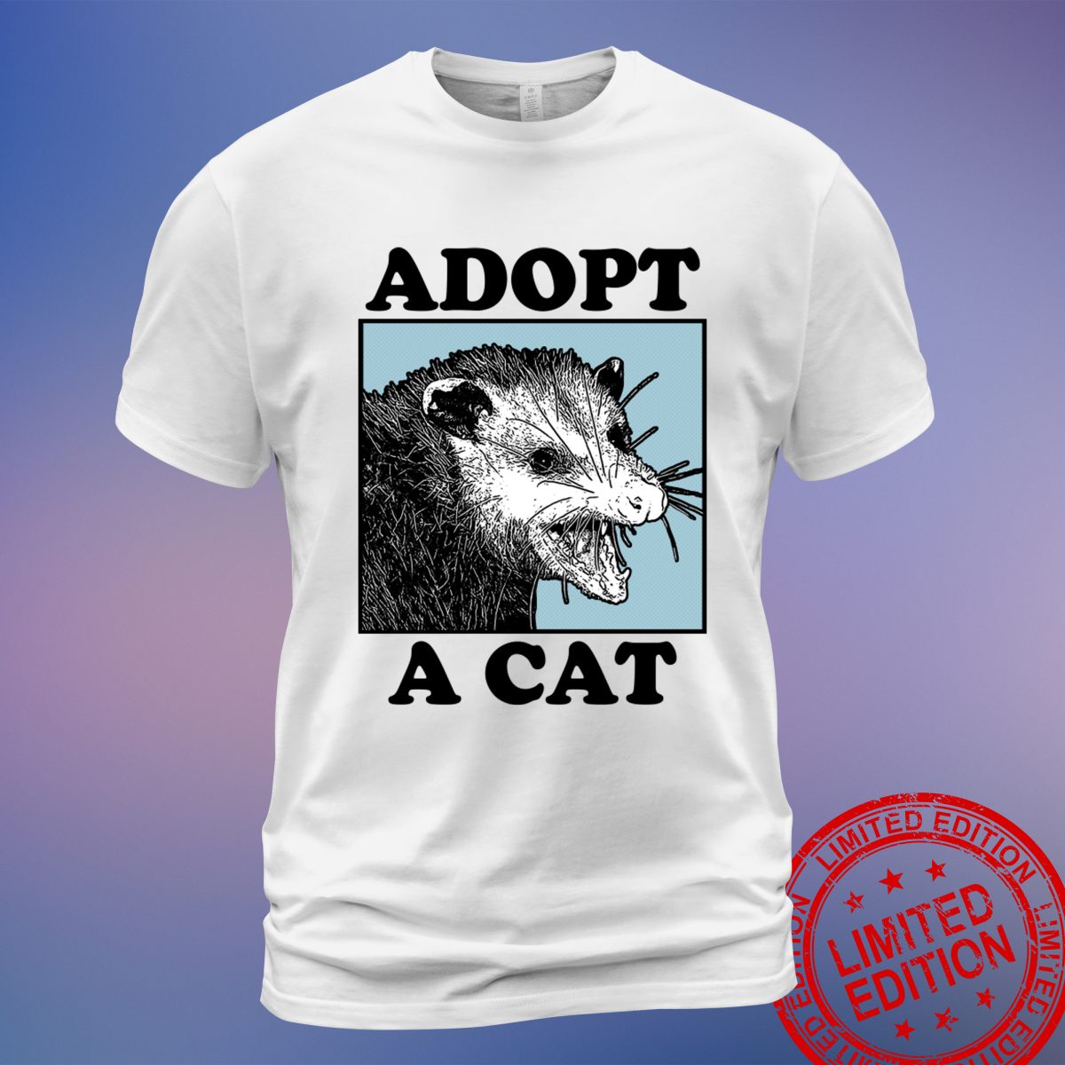 Adopt A Cat T-Shirt | Show Your Support for Animal Rescue | Sweatshirt, Hoodie