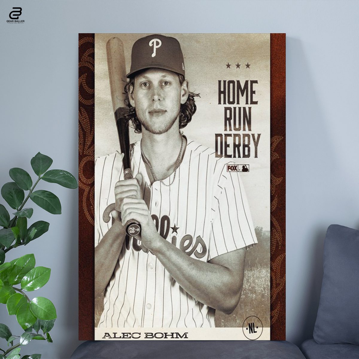 Celebrate Alec Bohm at the 2024 HR Derby with This Poster Canvas