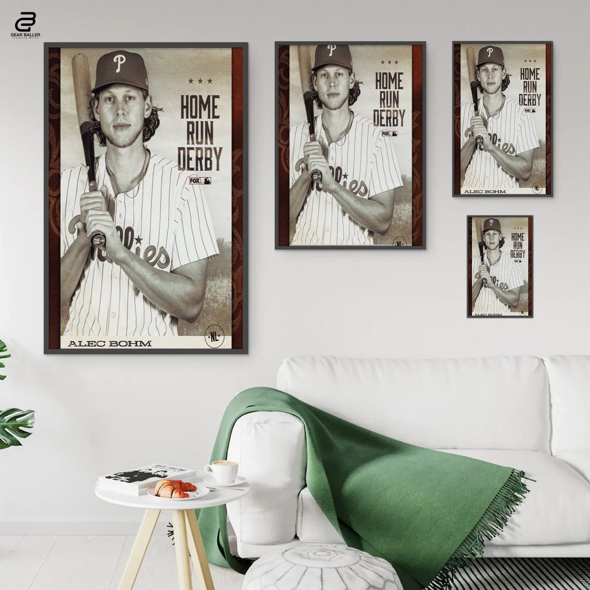 Celebrate Alec Bohm at the 2024 HR Derby with This Poster Canvas