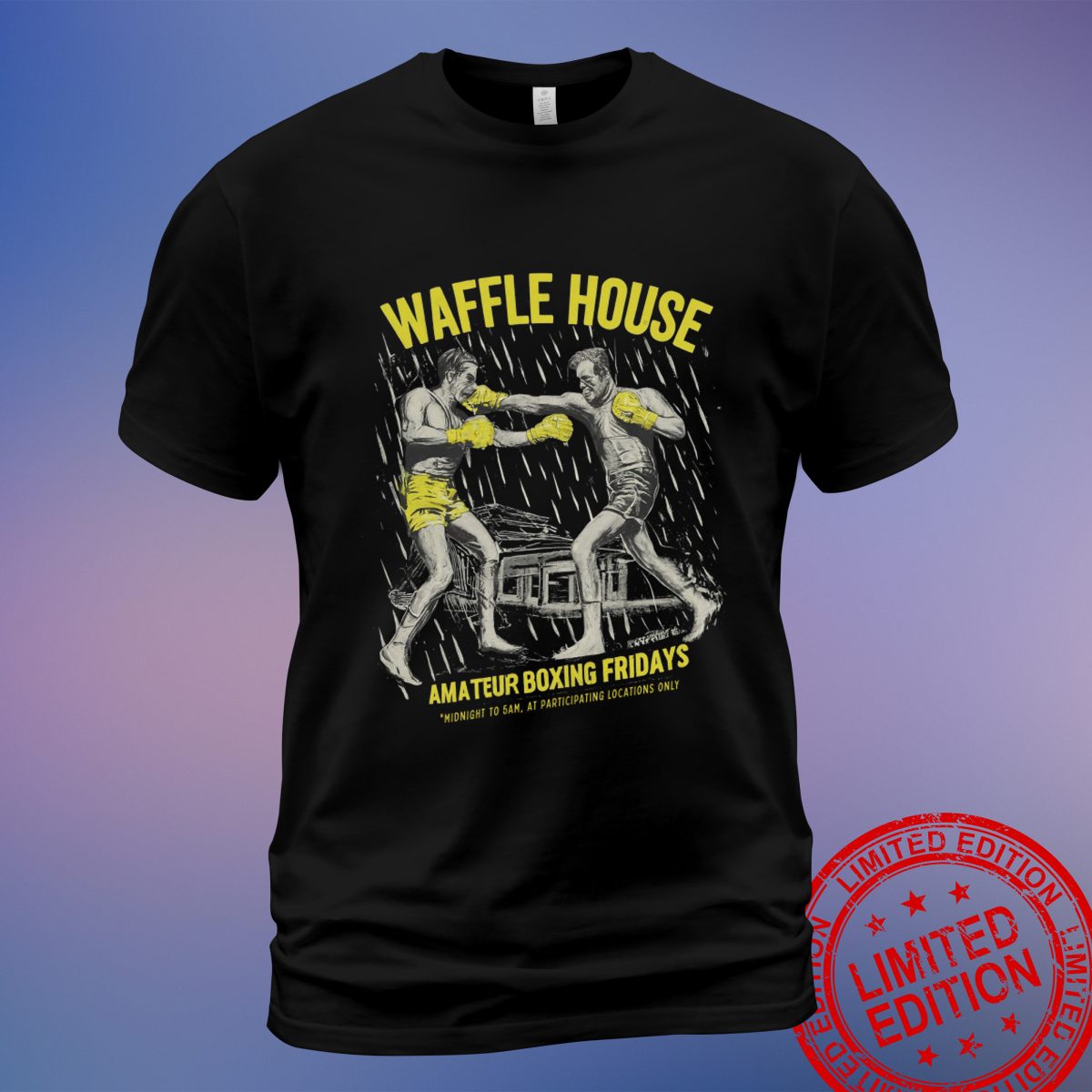 Amateur Boxing Night at Waffle House T-Shirt - Unique and Fun Apparel for Boxing Fans - Sweatshirt, Hoodie