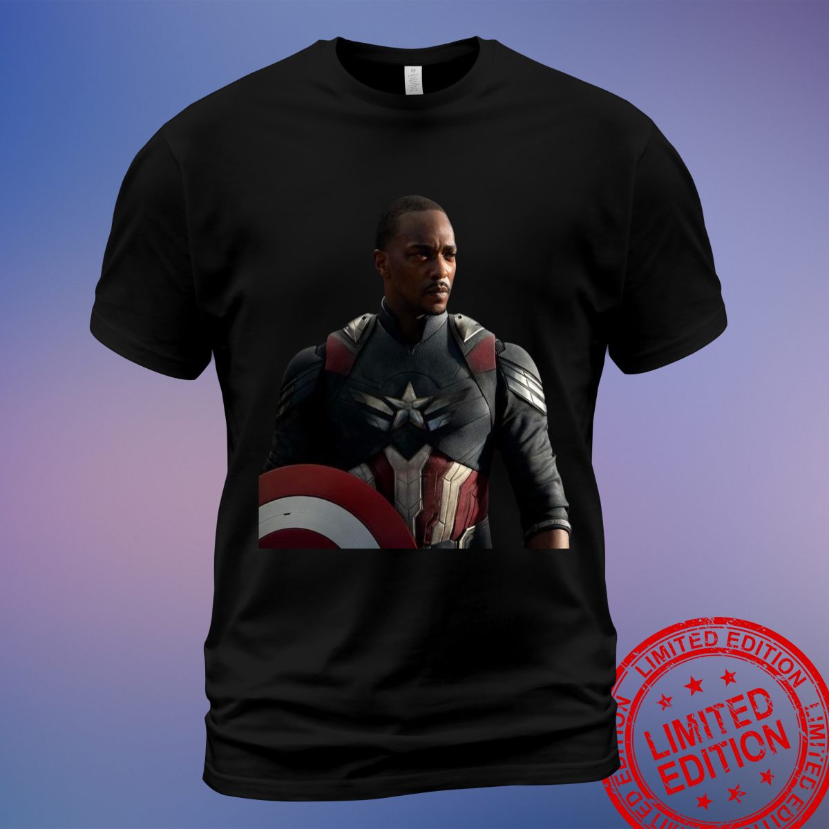 New Look at Anthony Mackie as Captain America Exclusive T-Shirt, Sweatshirt, Hoodie