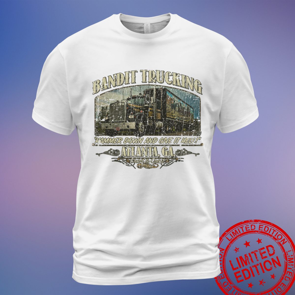 Unique Bandit Trucking 1977 T-Shirt | Ideal for Trucking Collectors | Sweatshirt, Hoodie