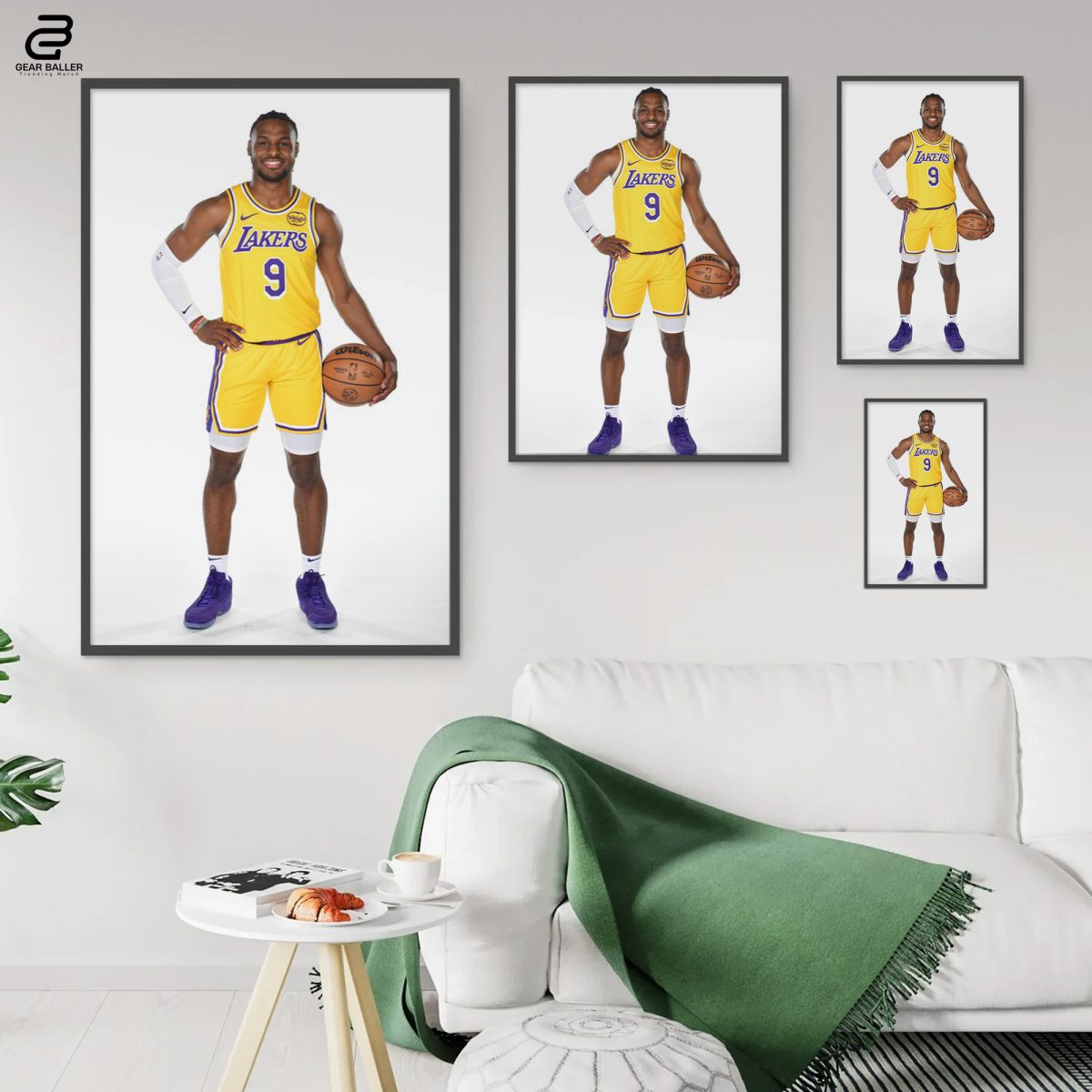 Celebrate Bronny James Joining the Lakers with This First Look Poster Canvas