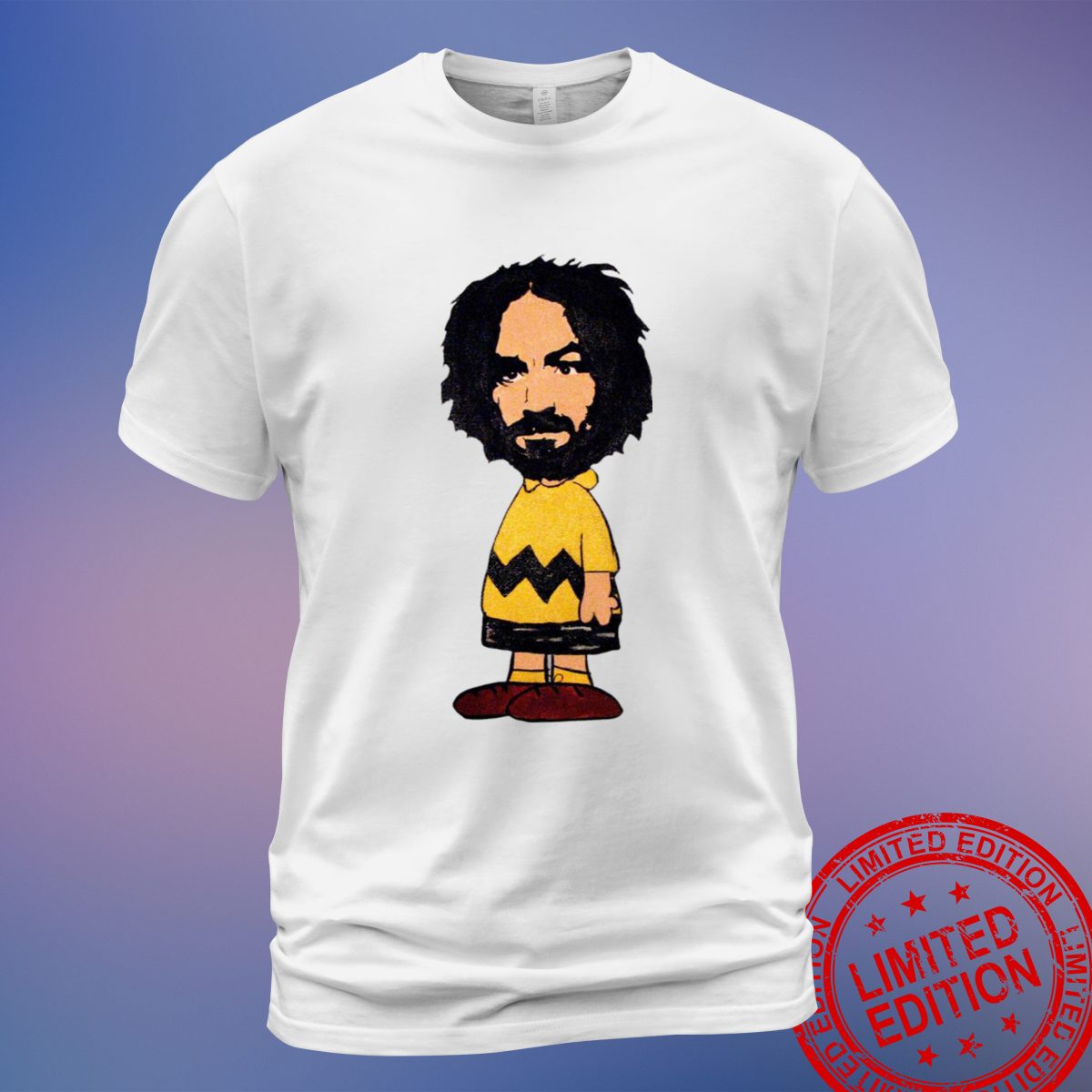 Stand Out with the Charles Manson Cartoon Style T-Shirt, Sweatshirt, Hoodie