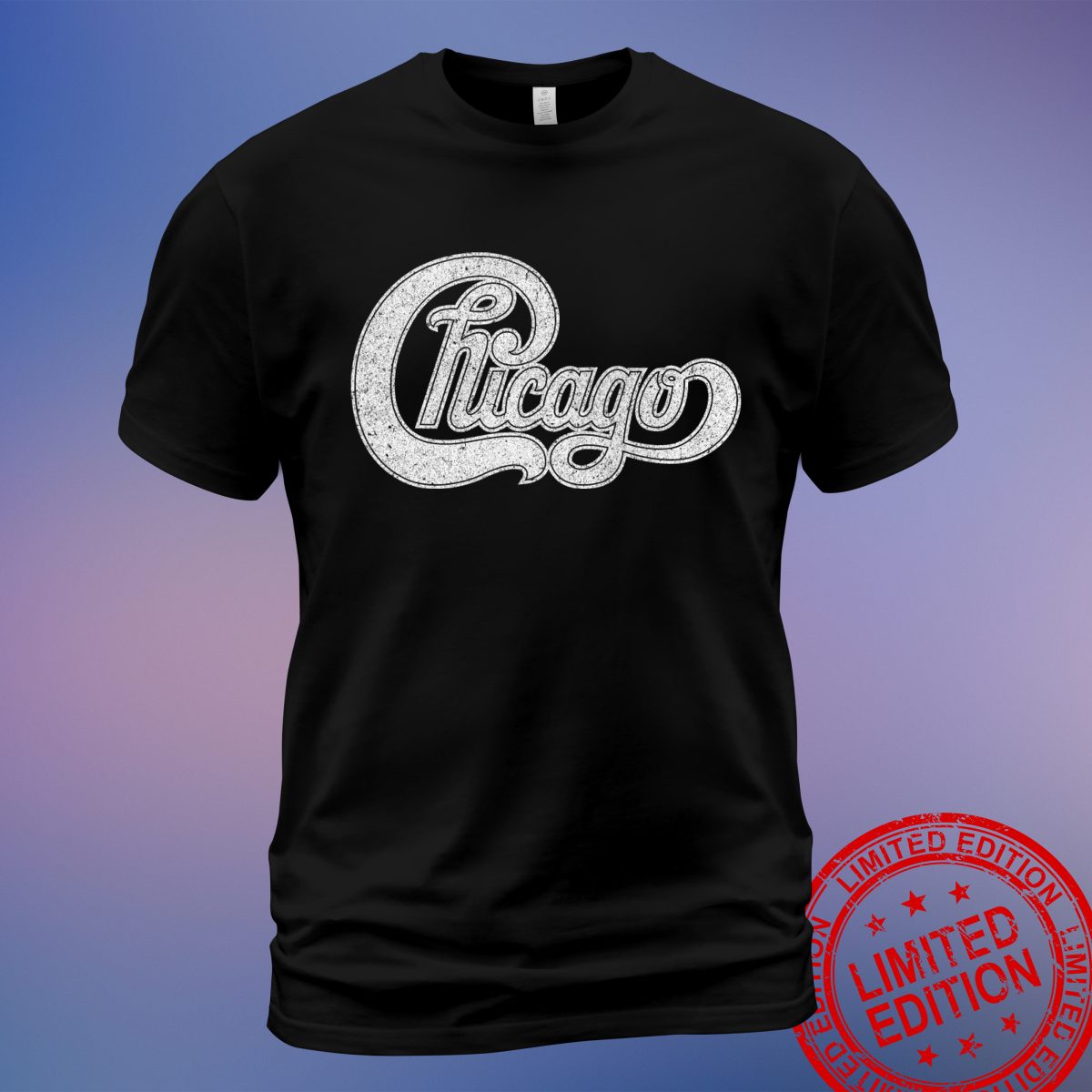 Distressed Chicago Graphic Tee - Classic Urban Style with a Vintage Twist T-Sweatshirt, Hoodie