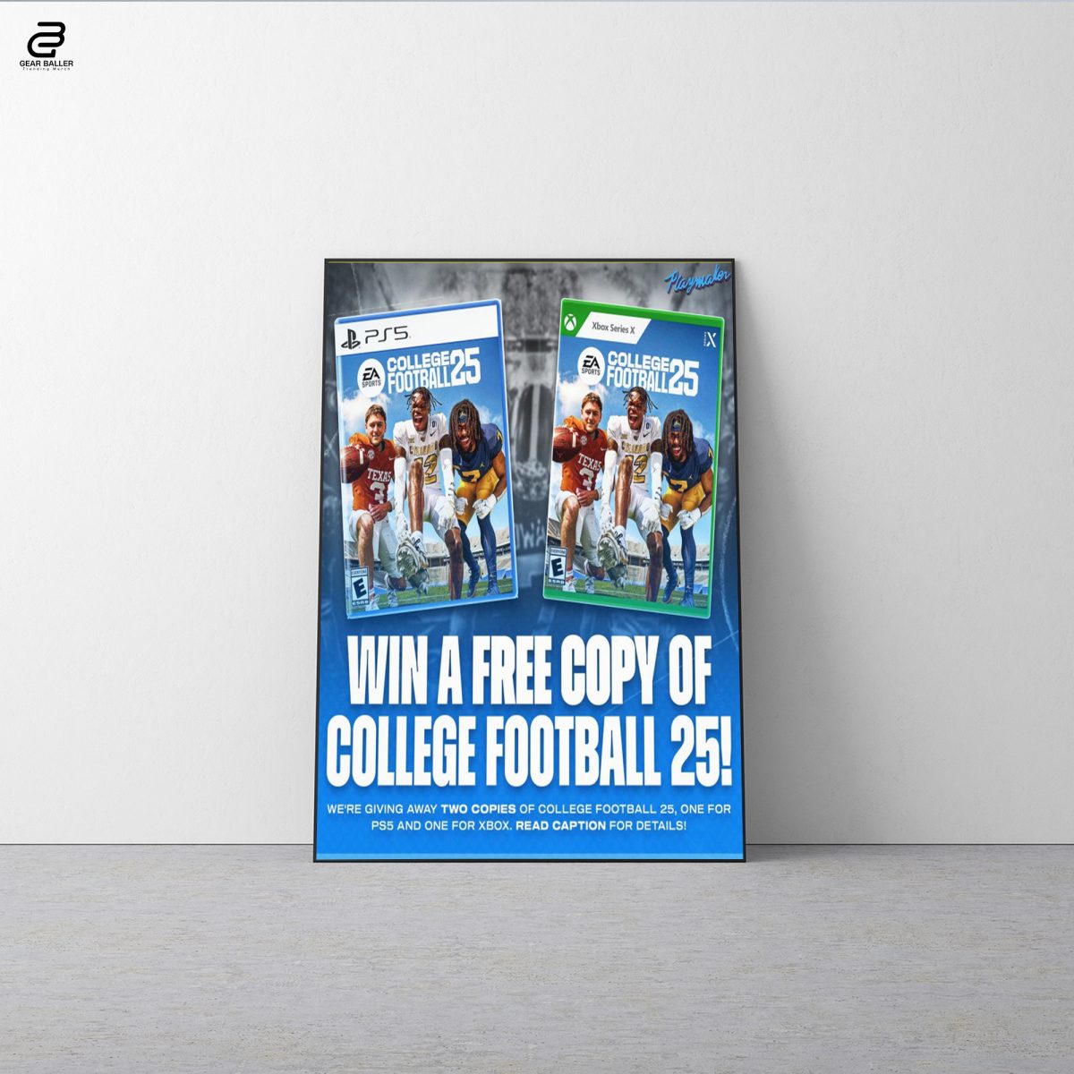 Don’t Miss Out | Win 2 Copies of College Football 25 in Our Poster Giveaway Canvas