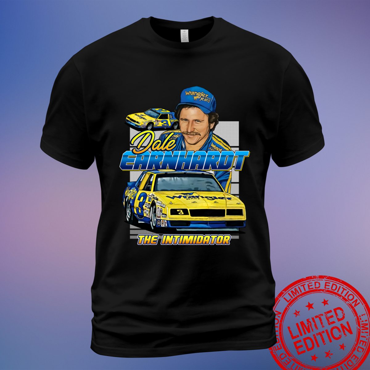 Dale Earnhardt The Intimidator 80s Retro T-Shirt | Celebrate NASCAR Legend | Sweatshirt, Hoodie