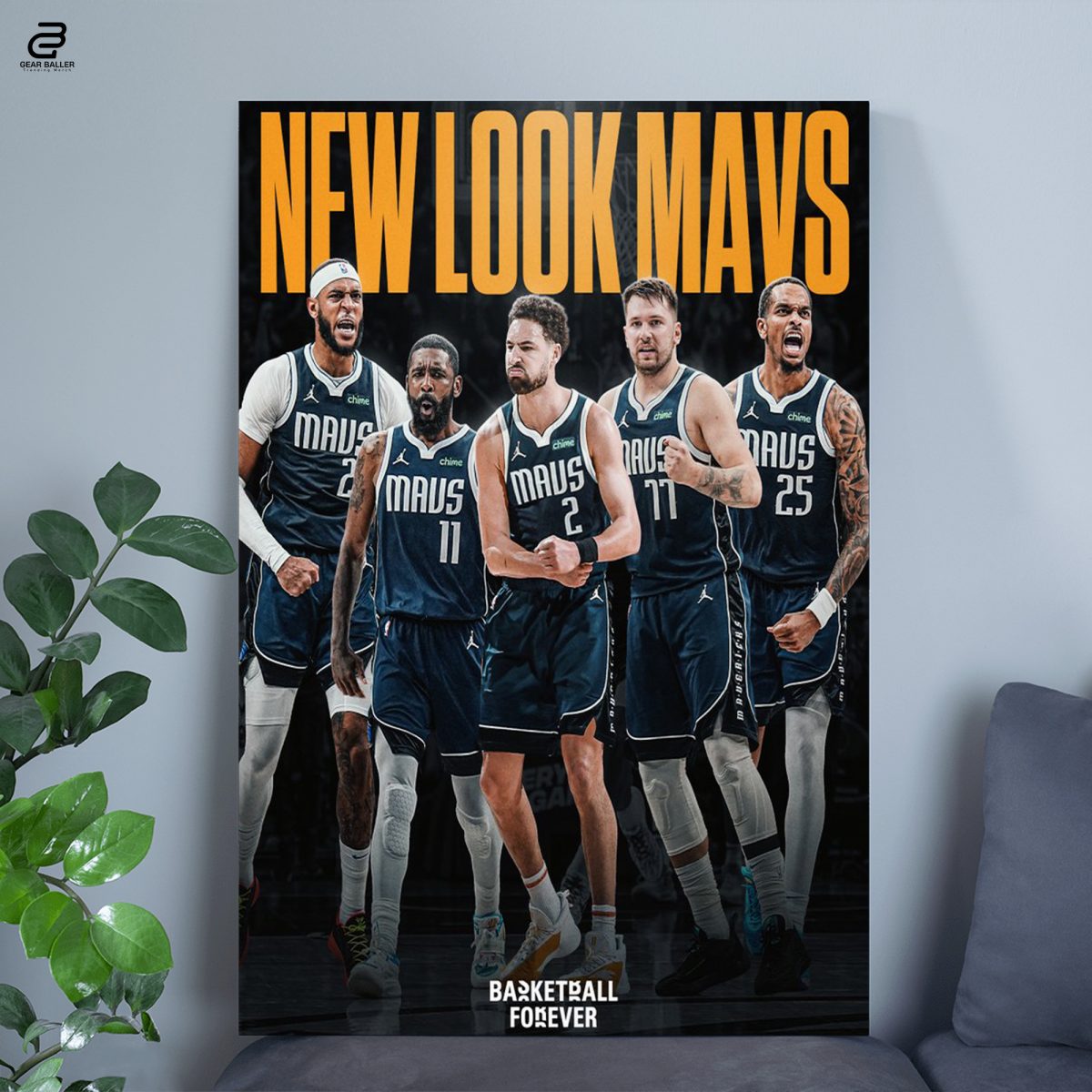 Dallas Mavericks Poster | Show Off the Team's New Roster Canvas