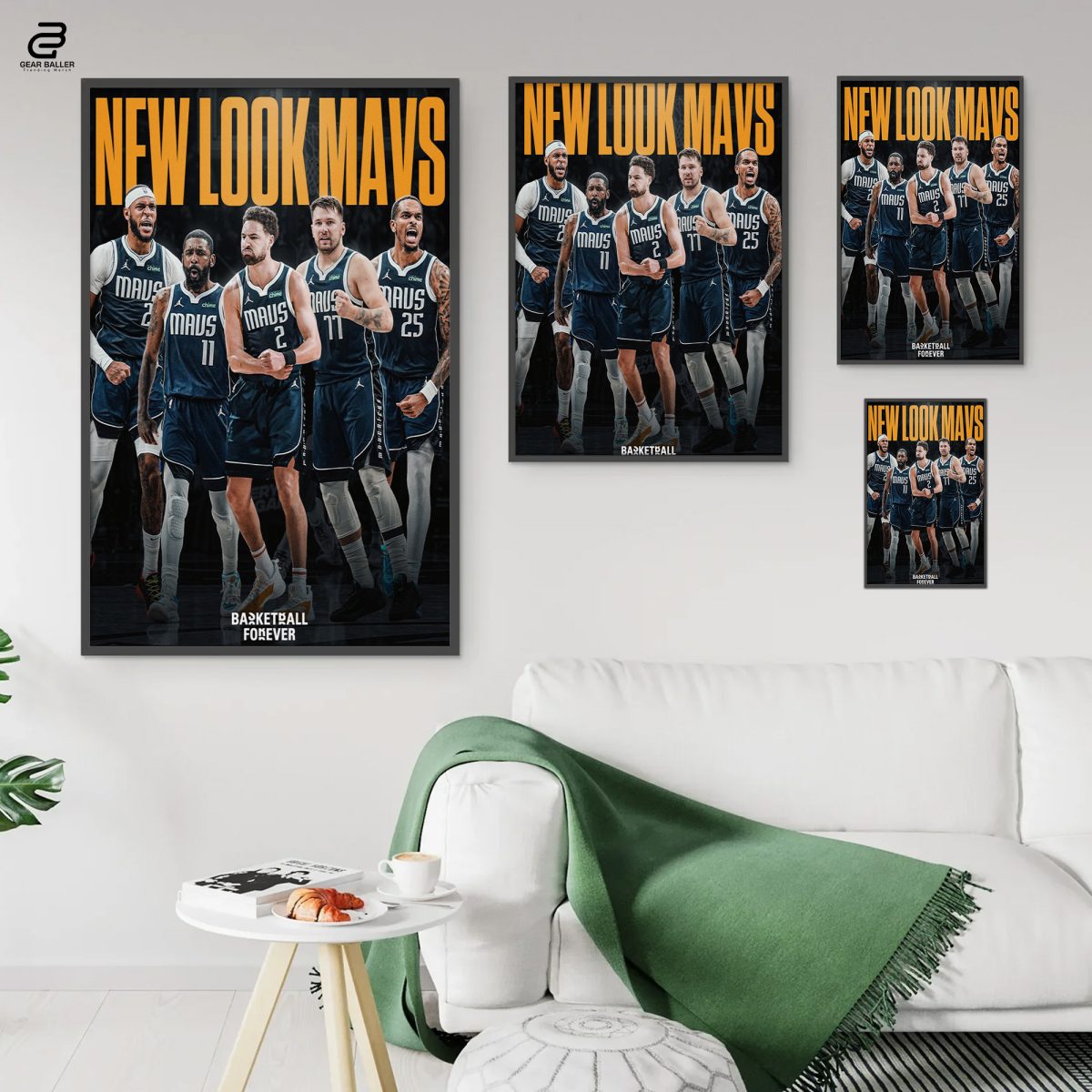 Dallas Mavericks Poster | Show Off the Team's New Roster Canvas