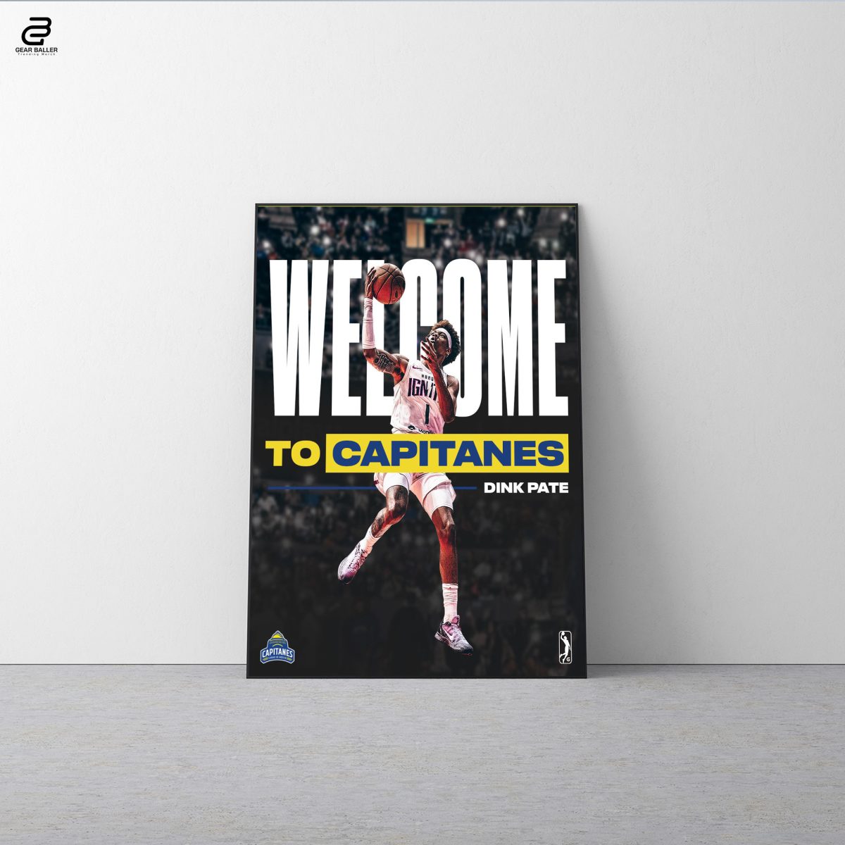 Future NBA Star Dink Pate 2025 Draft Journey Limited Edition Poster Canvas