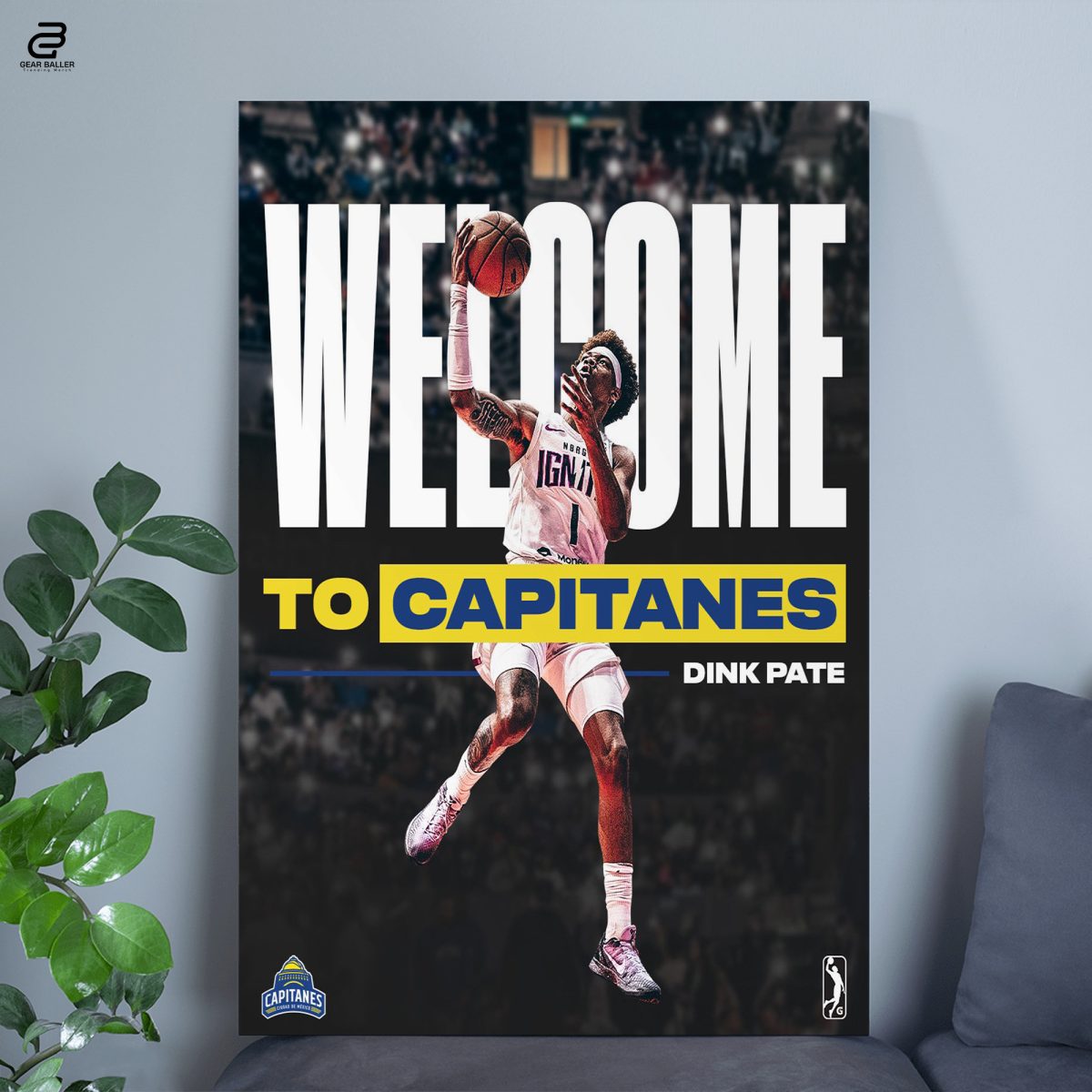 Future NBA Star Dink Pate 2025 Draft Journey Limited Edition Poster Canvas