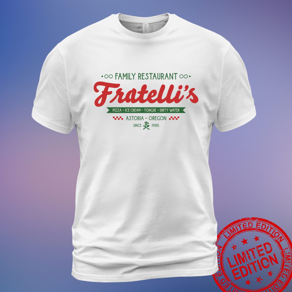 Retro Fratellis Family Restaurant T-Shirt - Show Off Your Passion for Memorable Movie Moments - Sweatshirt, Hoodie