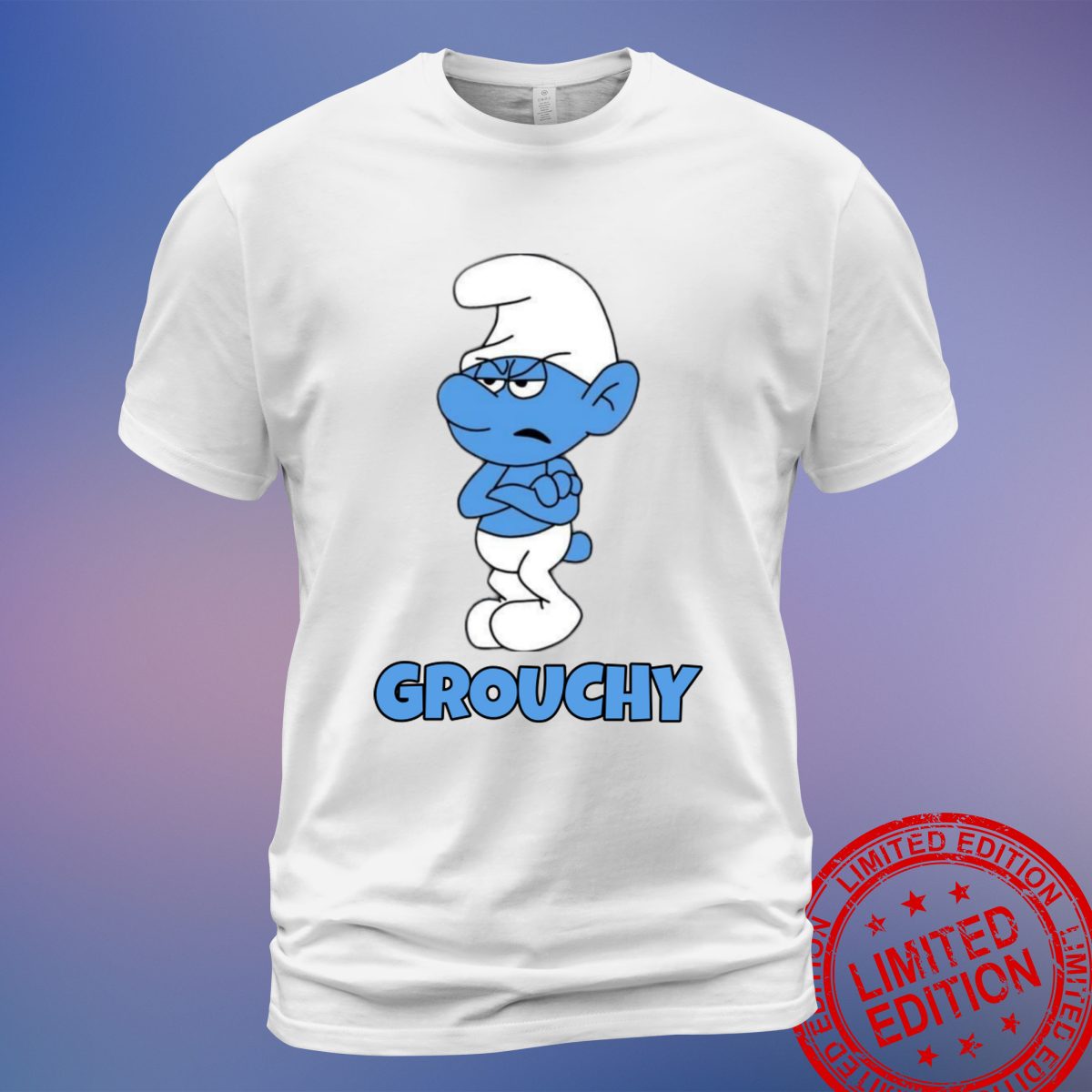 Embrace Your Inner Grouchy with the Grouchy Smurf T-Shirt, Sweatshirt, Hoodie