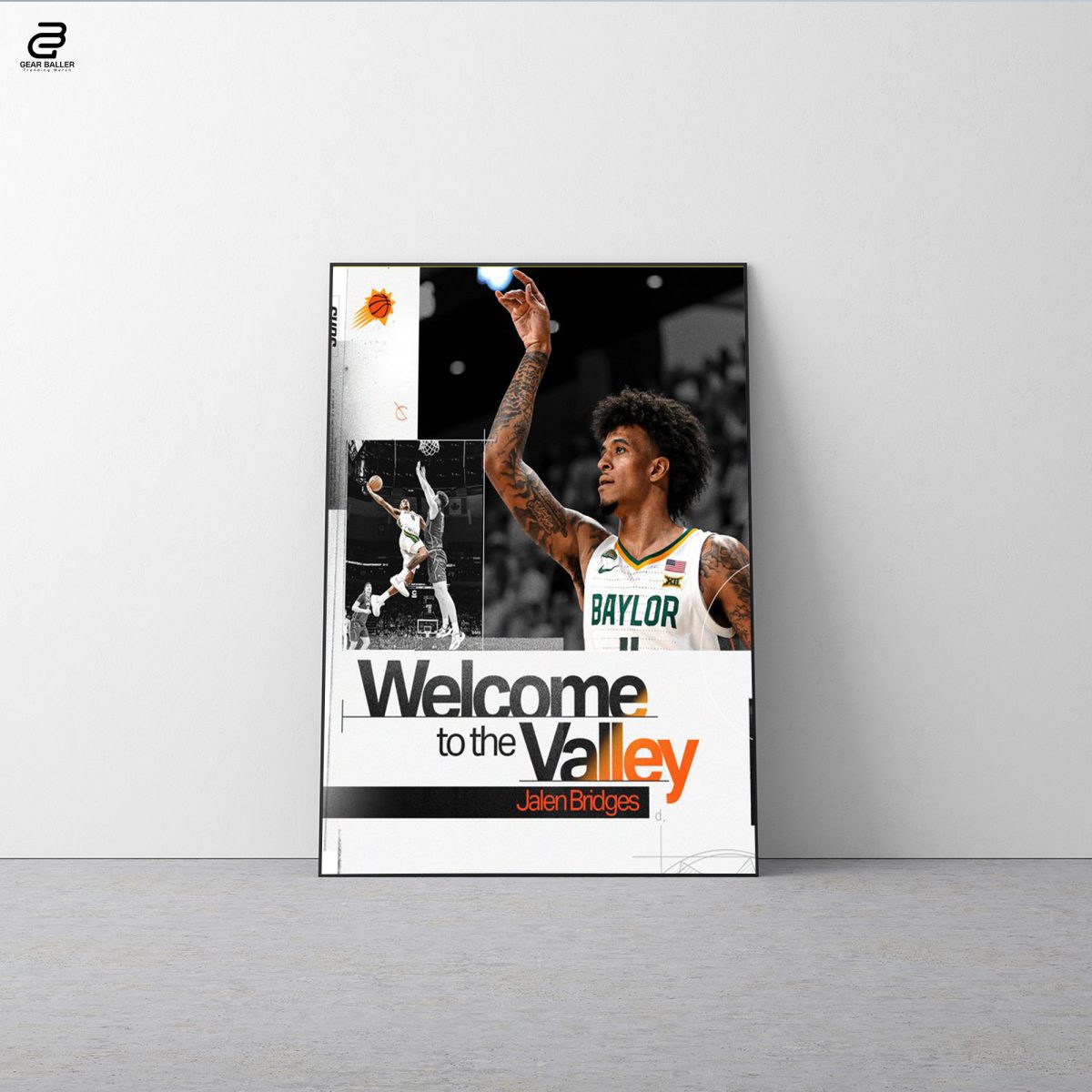 Welcome Jalen Bridges to the Squad with This Limited Edition Poster Canvas