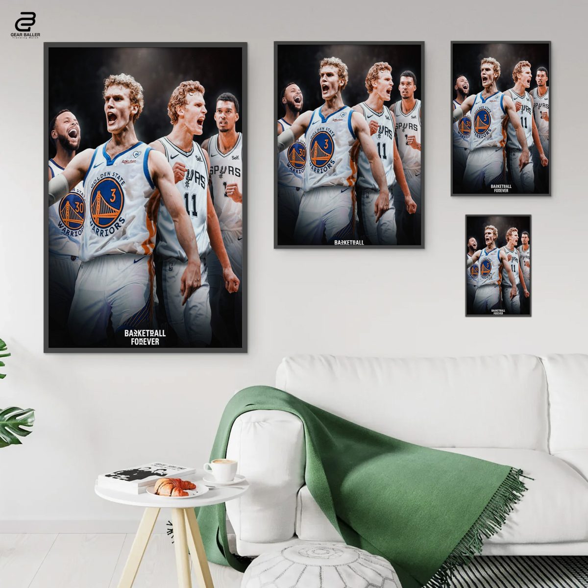 Official Lauri Markkanen Trade Pursuit Poster | Warriors vs Spurs Canvas