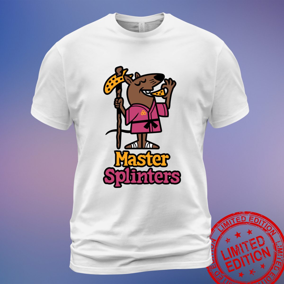 Master Splinter’s Pizza T-Shirt | Perfect for Teenage Mutant Ninja Turtles Fans | Sweatshirt, Hoodie