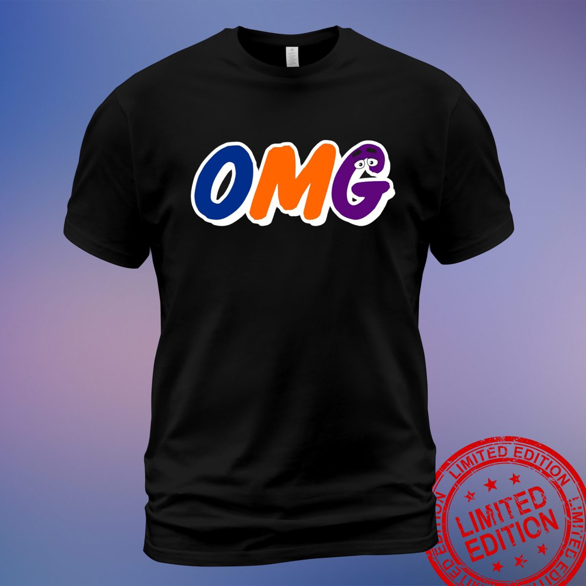 Show Your Team Spirit with the OMG Mets Grimace T-Shirt | Must-Have for Mets Fans | Sweatshirt, Hoodie