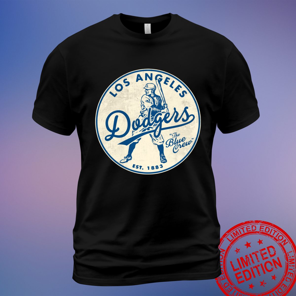 Rock the Old Style Los Angeles Dodgers FULL SIZE by Buck Tee T-Shirt | Stylish Gear for True Fans | Sweatshirt, Hoodie