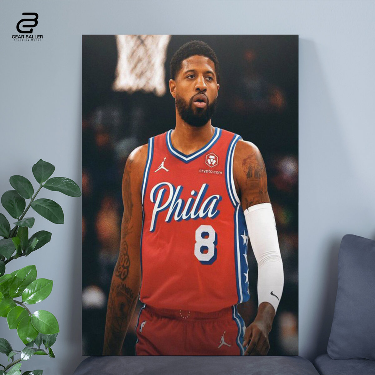 Paul George Joins the 76ers | Commemorative Poster Available Now Canvas