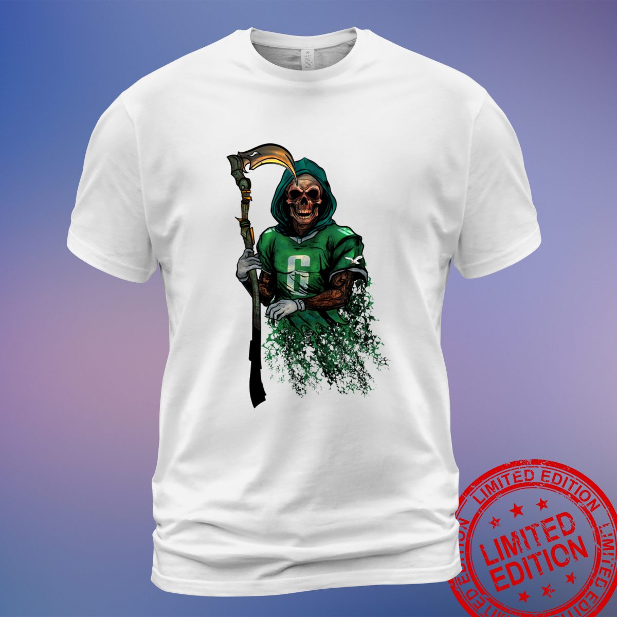 Philadelphia Slim Reaper #6 T-Shirt | Bold and Stylish Fan Apparel | Sweatshirt, Hoodie