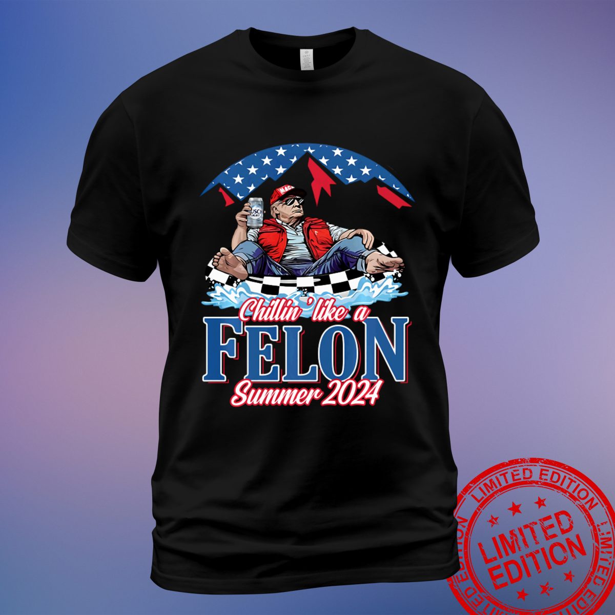 Stand Out with the President Trump Chillin' Like A Felon Summer 2024 T-Shirt, Sweatshirt, Hoodie