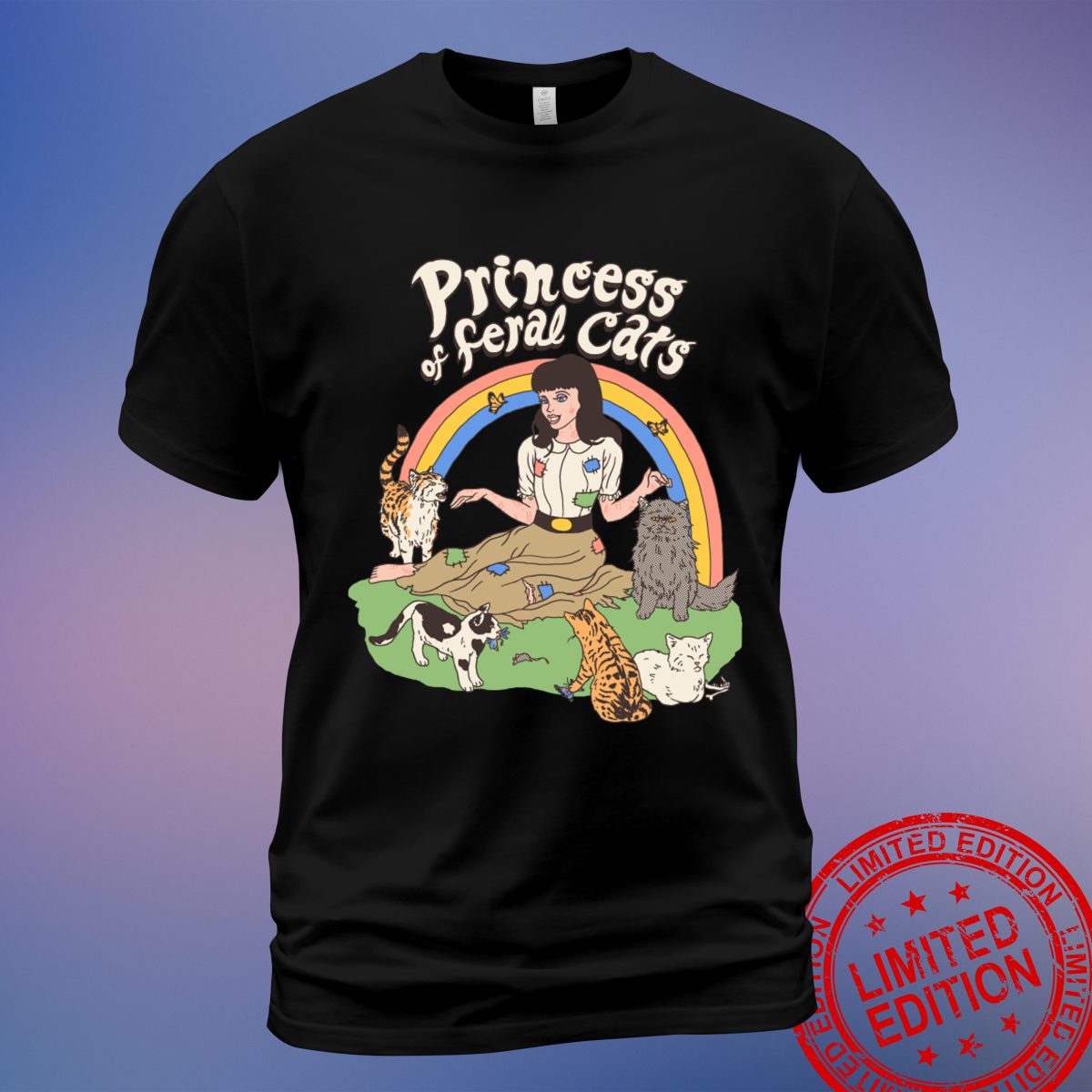 Princess Of Feral Cats T-Shirt | Celebrate Your Love for Cats in Style | Sweatshirt, Hoodie