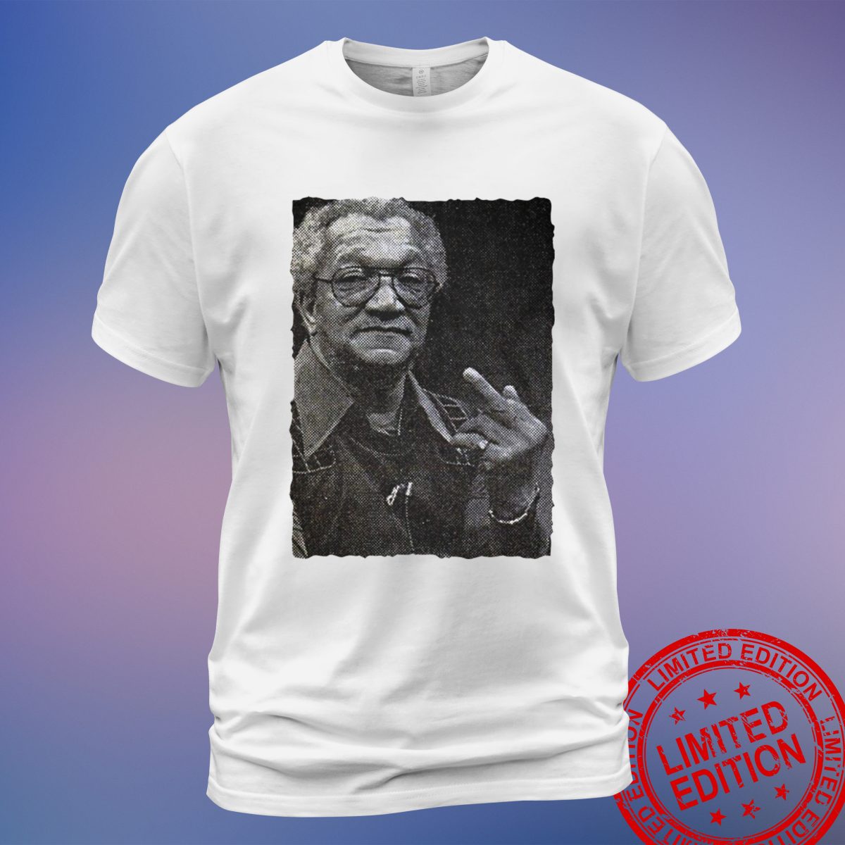 Redd Foxx Middle Finger T-Shirt – Vintage Comedy Apparel, Sweatshirt, Hoodie