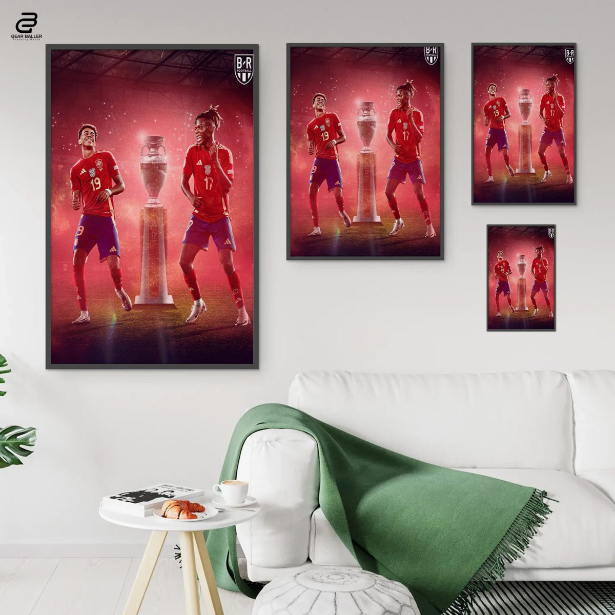 Celebrate Spain Road to the Euro 2024 Final with Our Exclusive Poster Canvas