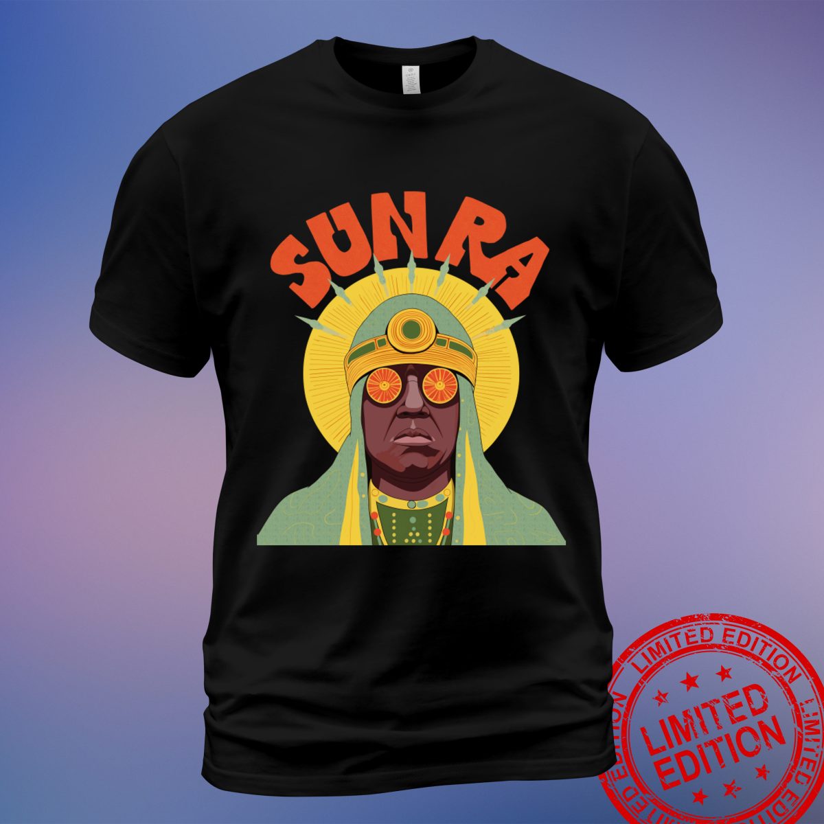 Sun Ra Original Psychedelic Design T-Shirt - Unique and Artistic Apparel - Sweatshirt, Hoodie