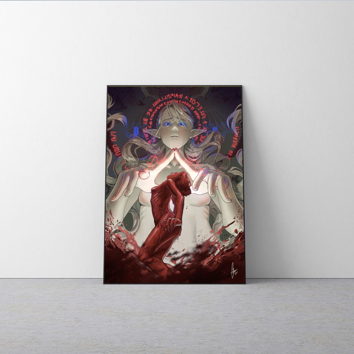 Dungeon Meshi Falin Marcille Poster - The Mage's Resurrection Canvas