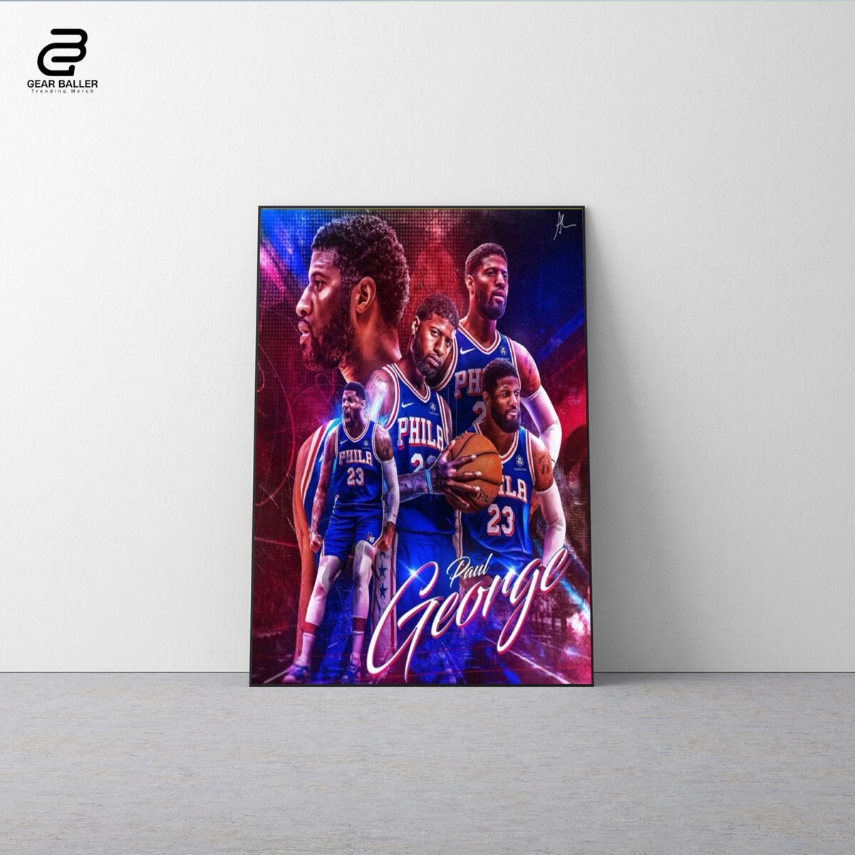 Official Paul George Era in Philly Poster | Exclusive Artwork Canvas