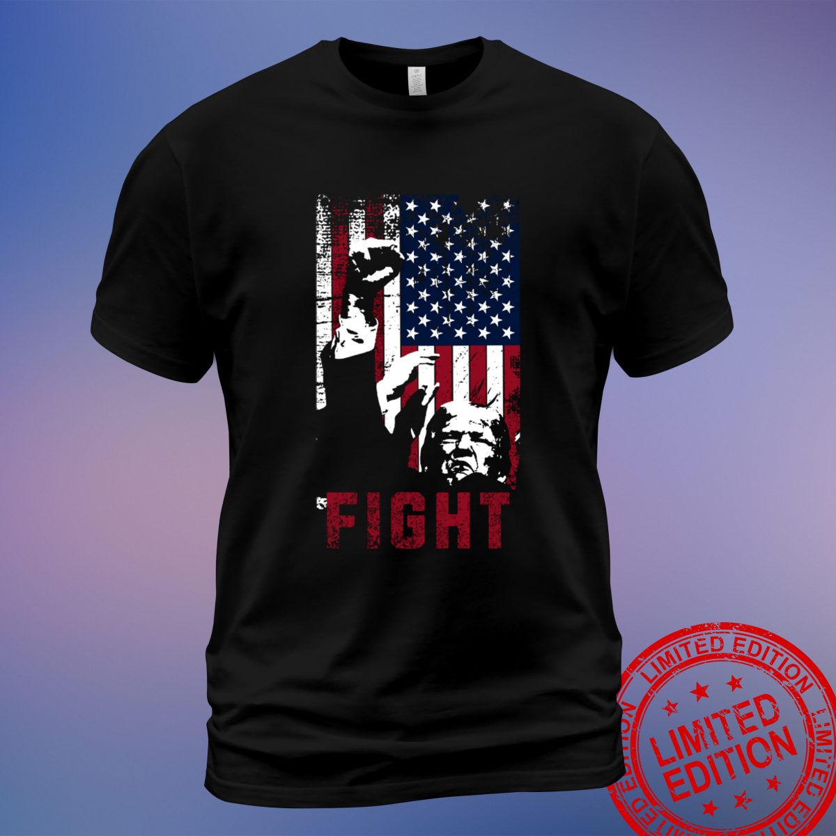 Show Your Trump Support with the 'Fight USA' T-Shirt – Ideal for 2024 Campaign - Sweatshirt, Hoodie