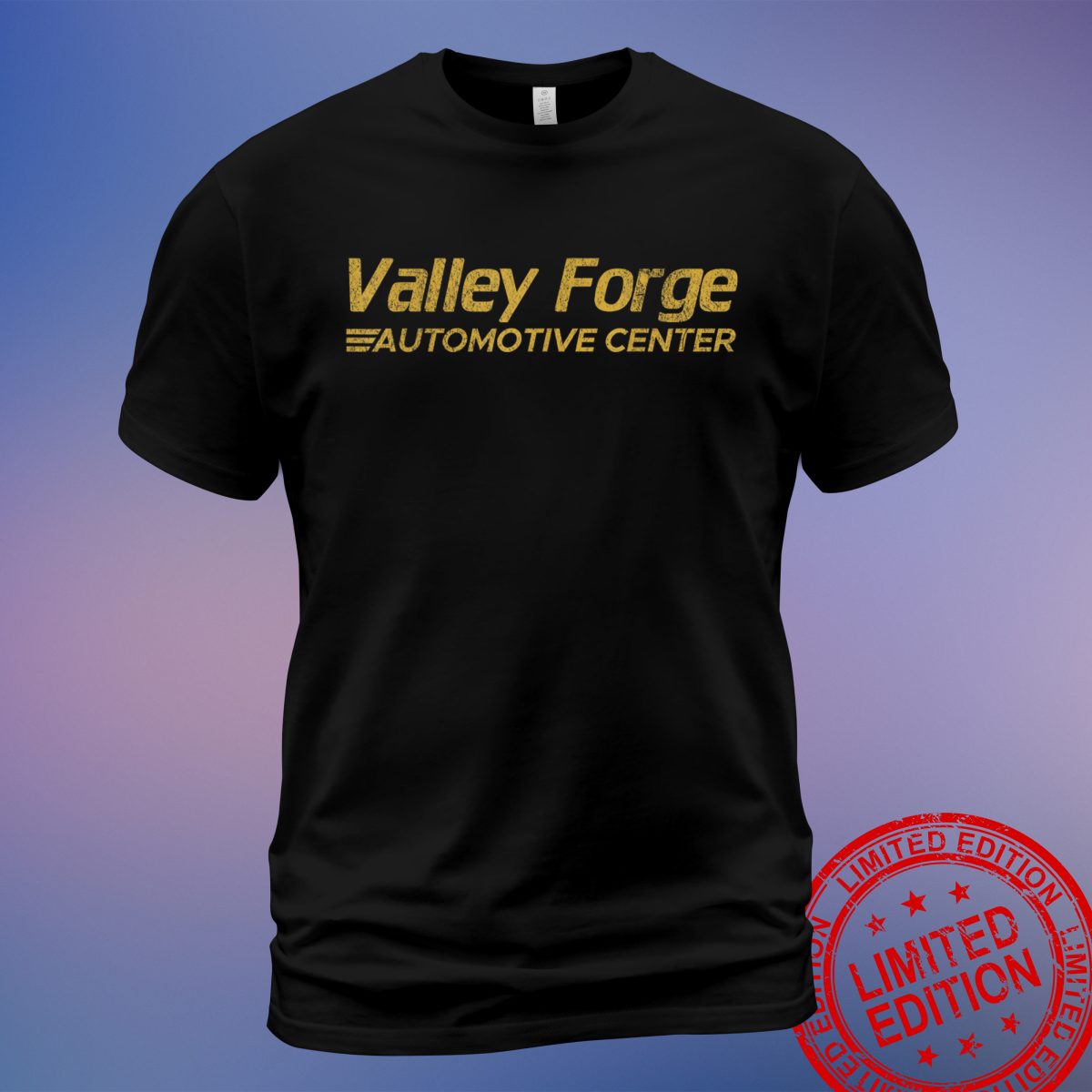 Valley Forge Automotive Center Tee - Stylish Car Lover Apparel - T-Shirt, Sweatshirt, Hoodie